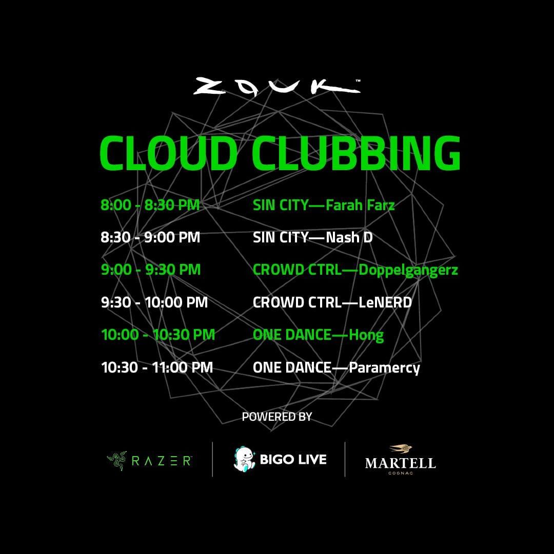 Go “cloud clubbing” with Zouk tonight!, zouk, theHive.Asia
