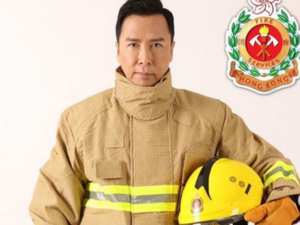 Donnie Yen serves as HK Fire Dept ambassador