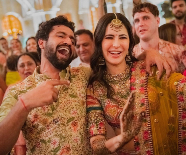 Vicky Kaushal & Katrina Kaif share photos from pre-wedding events