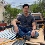 Ronnie Liang helps typhoon victims with rebuilding materials