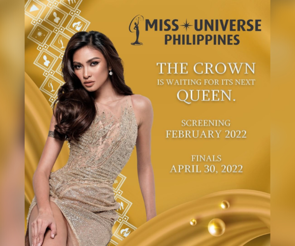 Miss Universe Philippines 2022 to be crowned in April