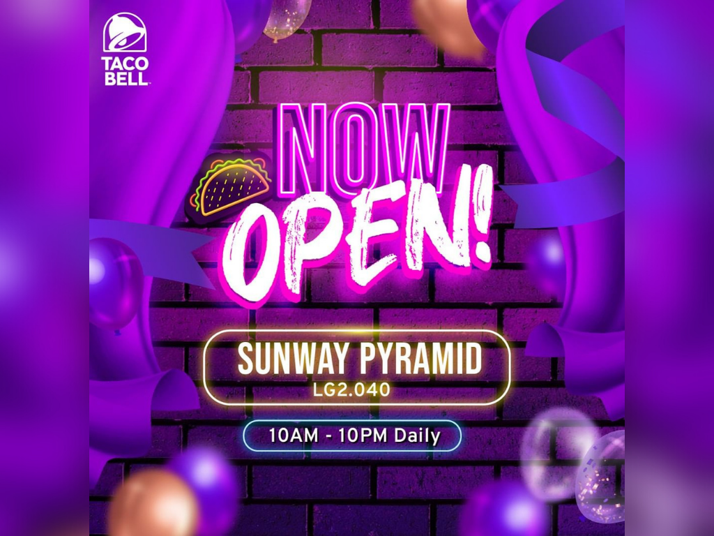Taco Bell is now in Sunway Pyramid! | theHive.Asia