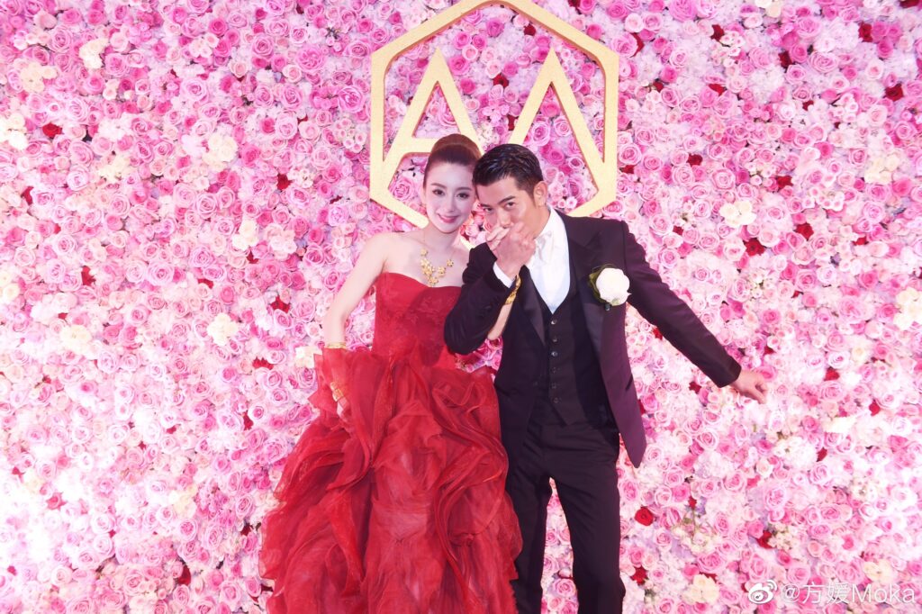 Moka Fang shares rare wedding photos on social media, aaron kwok, celeb asia, moka fang, theHive.Asia