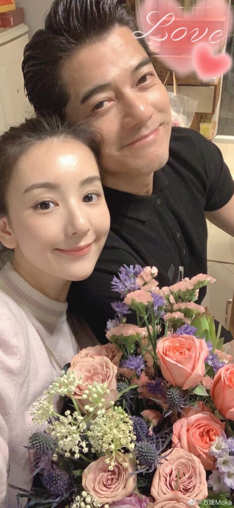 Moka Fang shares rare wedding photos on social media, aaron kwok, celeb asia, moka fang, theHive.Asia