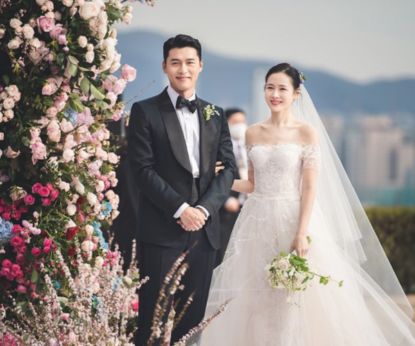 Hyun Bin’s camp shares official photos from wedding