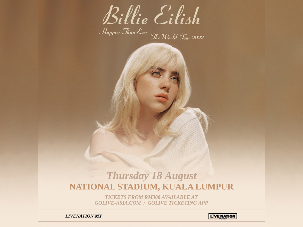 Billie Eilish tours Asia, with KL concert on 18 August