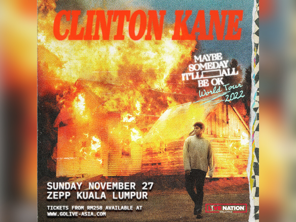 Clinton Kane bringing “MAYBE SOMEDAY IT’LL ALL BE OK” World Tour 2022 to Asia