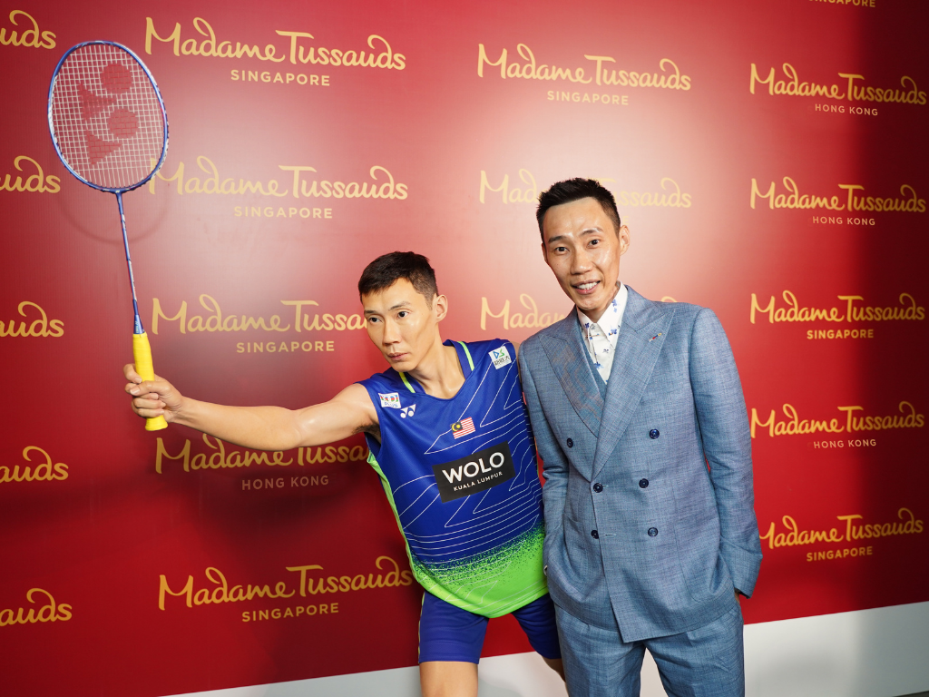 Lee Chong Wei immortalised at the Madame Tussauds Singapore