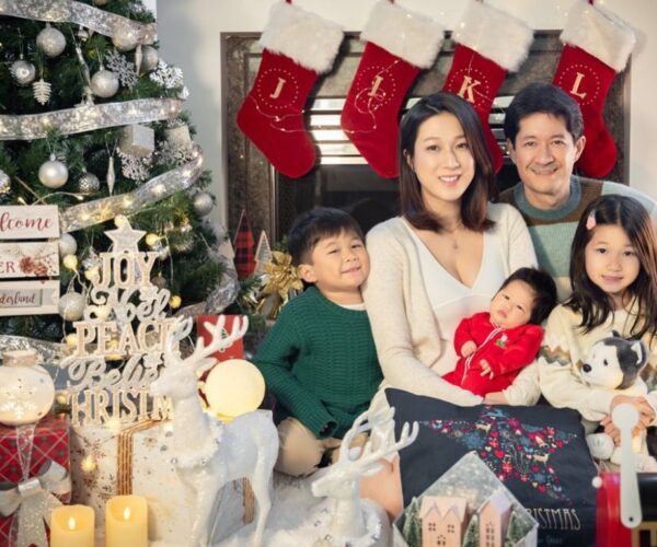 Linda Chung shares first photo as family of five
