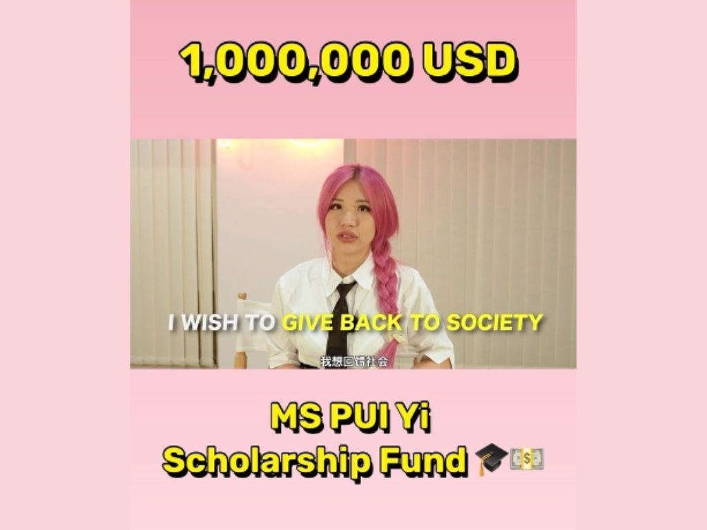 Ms Puiyi offers US$ 1.0 million worth of scholarships