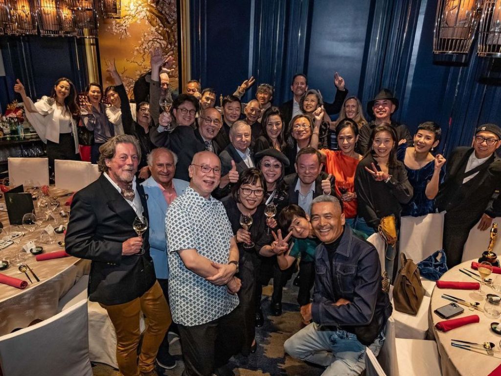 Michelle Yeoh celebrates Oscar win with Hong Kong friends