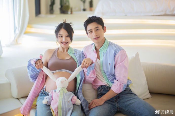 Wei Chen and wife rabbit