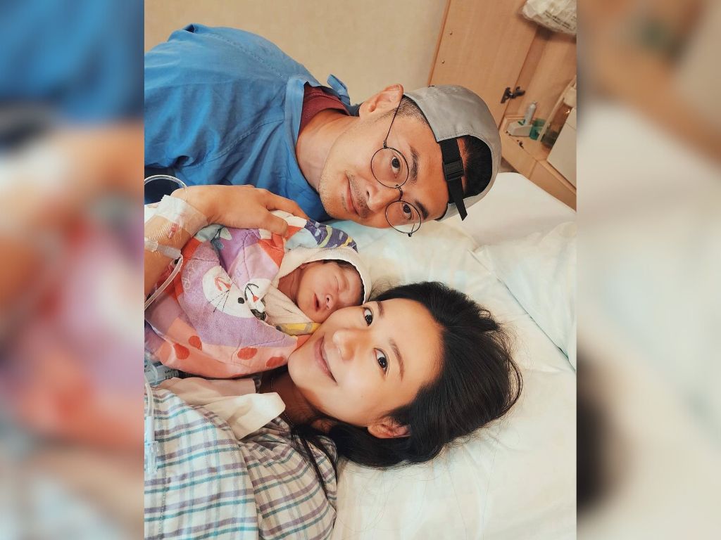 Elanne Kong gives birth to first child