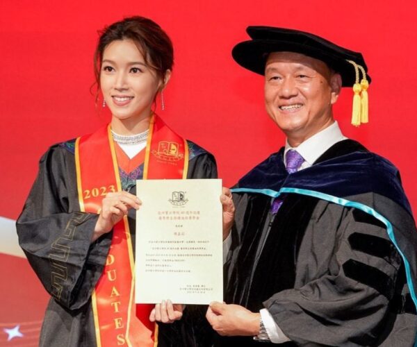 Kelly Fu happy to finally earn her diploma
