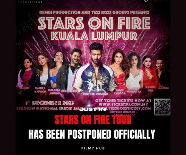 Organiser of “Stars on Fire” concert postponed event indefinitely