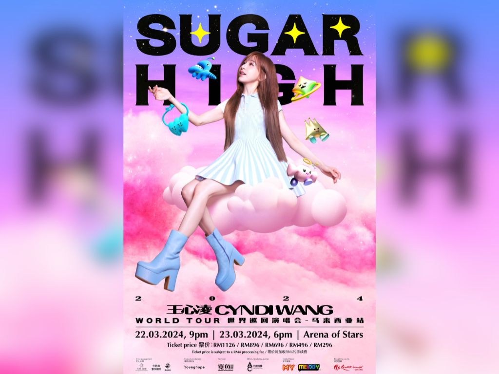 Cyndi Wang to hold Sugar High concert in Malaysia!