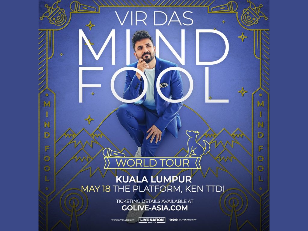 Vir Das is coming to Malaysia this May