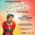 Chris James is coming to Malaysia in August