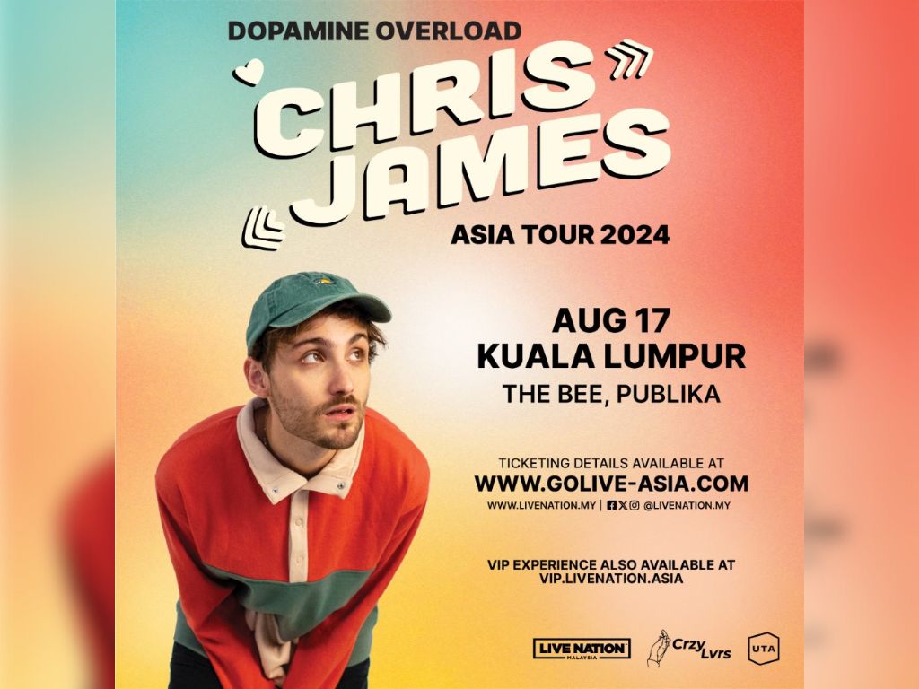 Chris James is coming to Malaysia in August