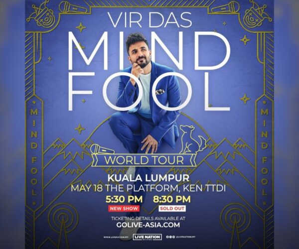 Vir Das adds second show to his “Mind Fool” tour in Malaysia