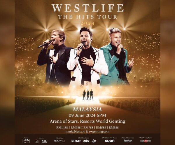 Westlife to hold a one-night only Malaysia show at Arena of Stars in June