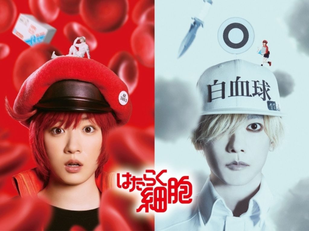 Mei Nagano and Takeru Satoh star in “Cells at Work!”