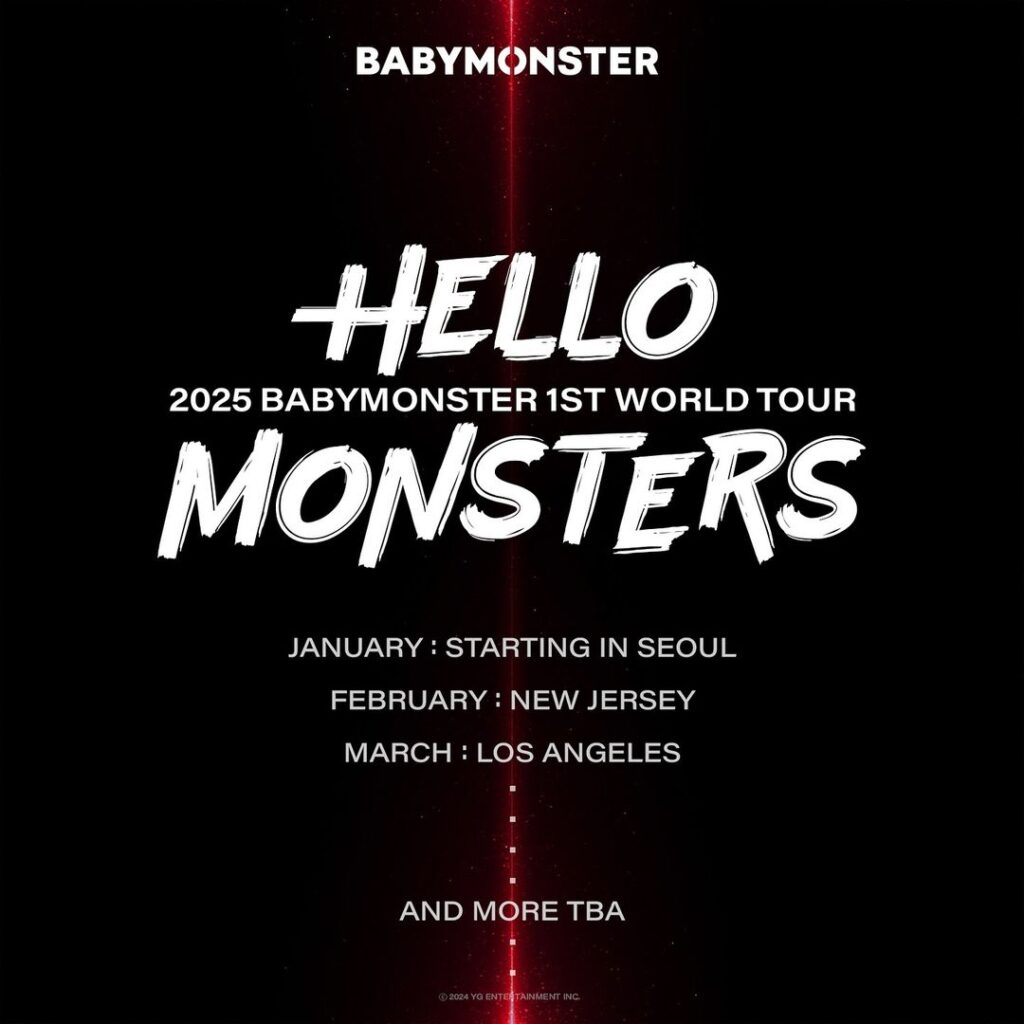 BABYMONSTER to embark on first world tour | theHive.Asia BABYMONSTER to embark on first world tour, babymonster, celeb asia, k-pop, theHive.Asia