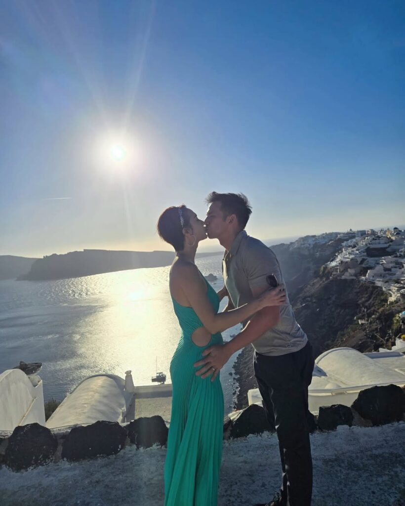 Grace Wong reveals pregnancy in stunning Santorini announcement | theHive.Asia Grace Wong reveals pregnancy in stunning Santorini announcement, celeb asia, daniel chang, grace wong, theHive.Asia, 今年收到最好嘅禮物 Thank you Jesus for blessing us with a little one. We are so excited to be parents BestPresentGodIsGoodTrustInHisTiming1