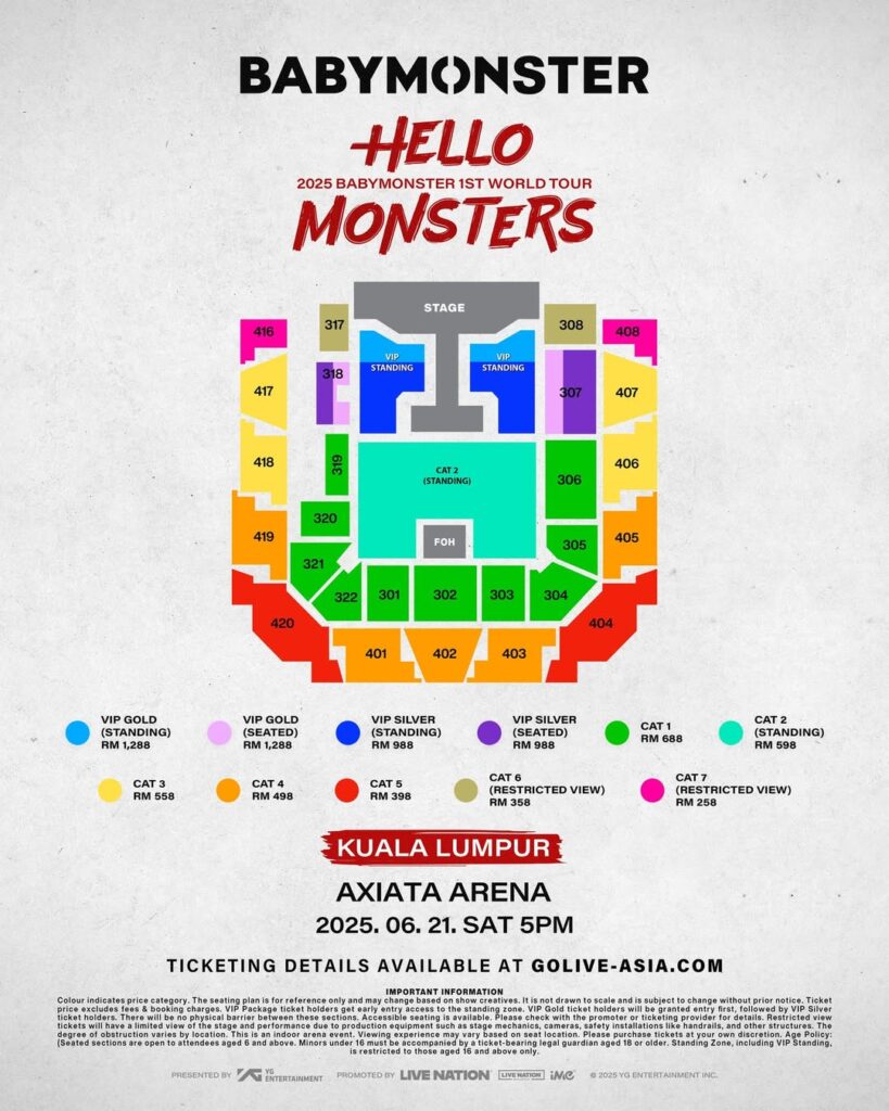 BABYMONSTER to bring their first world tour to Malaysia in June, babymonster, celeb, concert, k-pop, music, news, world tour, theHive.Asia