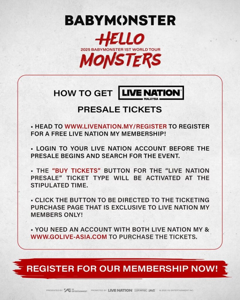 BABYMONSTER to bring their first world tour to Malaysia in June, babymonster, celeb, concert, k-pop, music, news, world tour, theHive.Asia