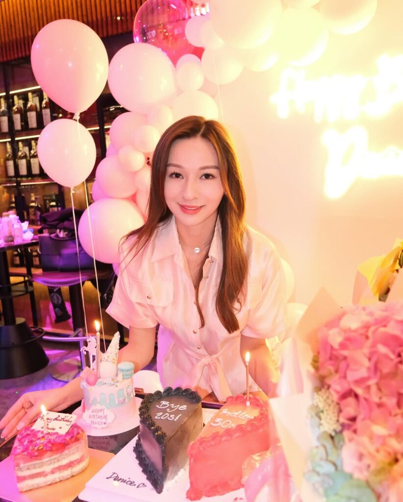 Denice Lam denies moving to a luxury home courtesy of businessman Philip Ma, celeb asia, Denice Lam, philip ma, theHive.Asia, 過幾日終於到我291啦～多謝大家陪我我提前慶祝🫶 感謝 @bubbleballoonhk 靚靚生日場地佈置