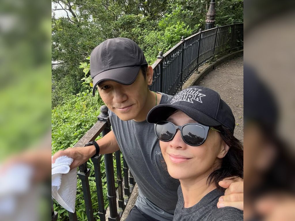Tony Leung finally joins Carina Lau on her hikes