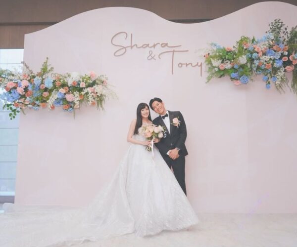 Shara Lin holds wedding after four years of marriage