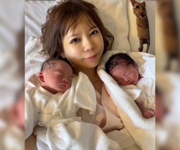 Shoko Nakagawa welcomes twin babies