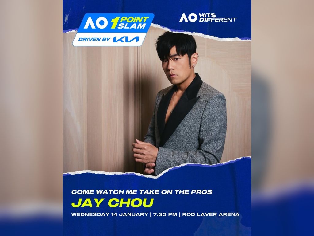 Jay Chou to join Australian Open’s 1 Point Slam