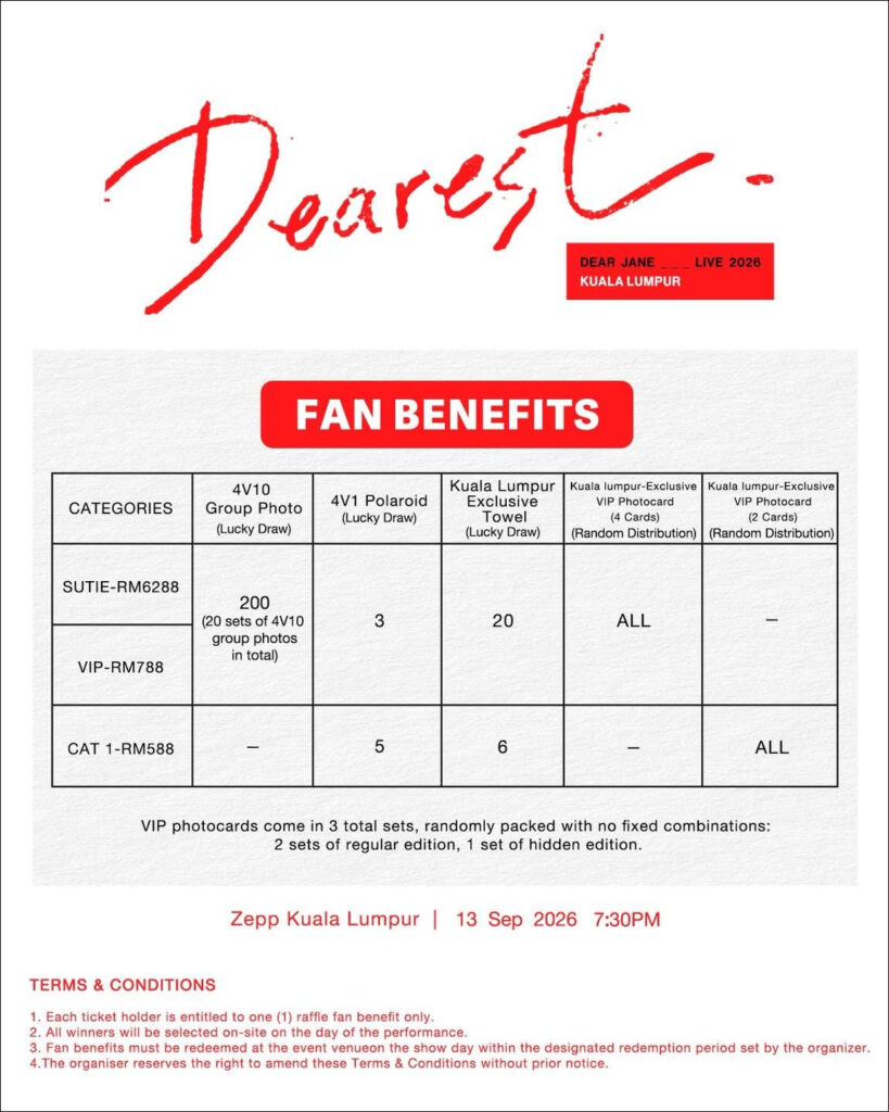 Dear Jane to hold concert in Malaysia this September | theHive.Asia Dear Jane to hold concert in Malaysia this September, concert, Dear Jane, zepp kl, theHive.Asia, ClipDown.app 749269463 2242752563130787 6167130904244296964 n