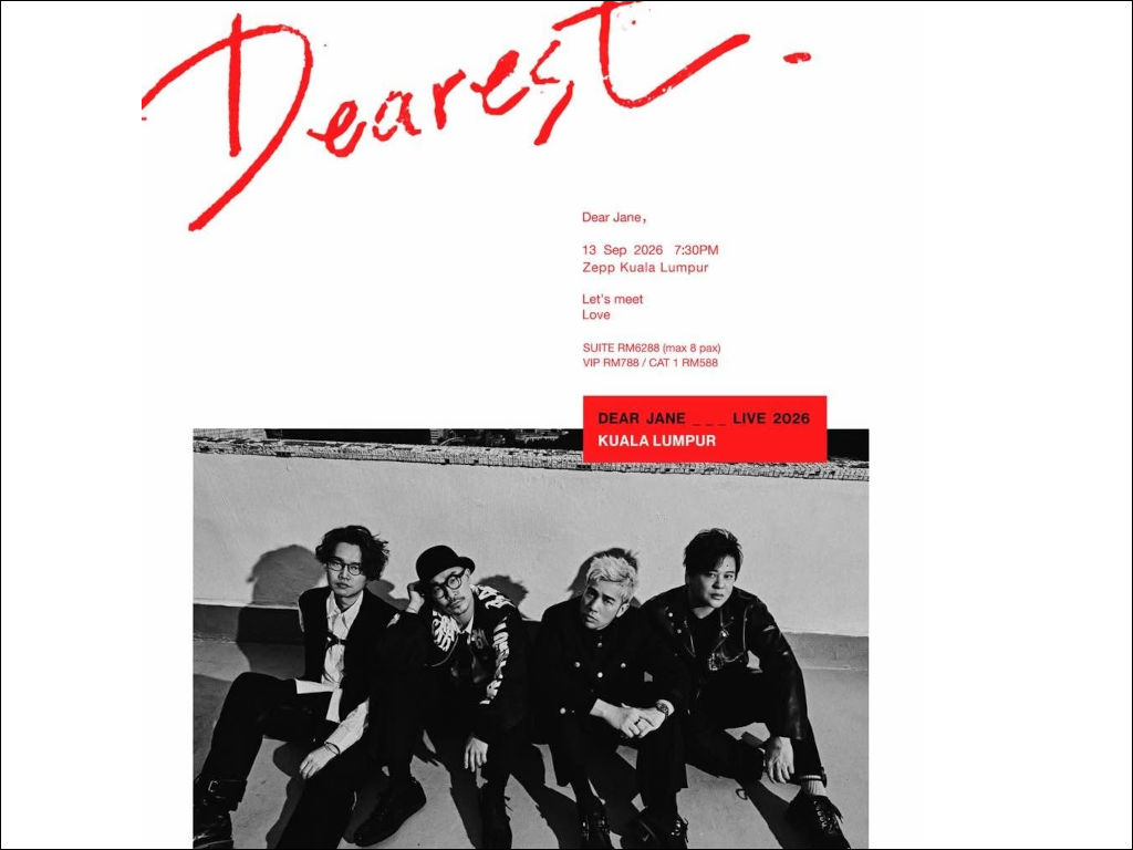 Dear Jane to hold concert in Malaysia this September