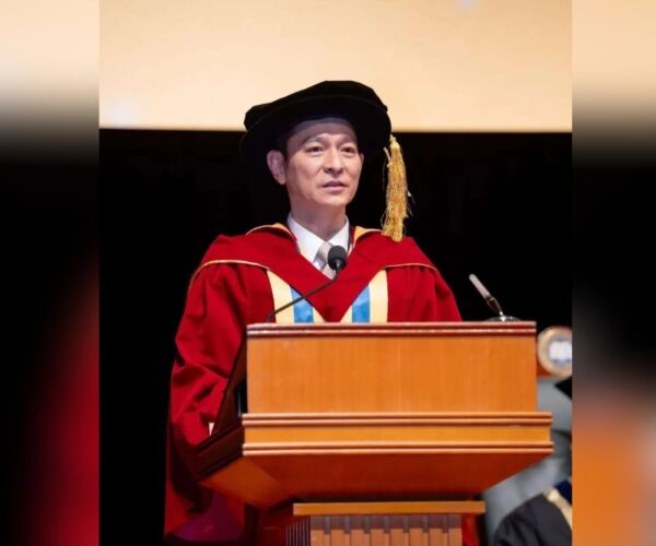 Andy Lau receives honorary doctorate from Hong Kong Baptist University