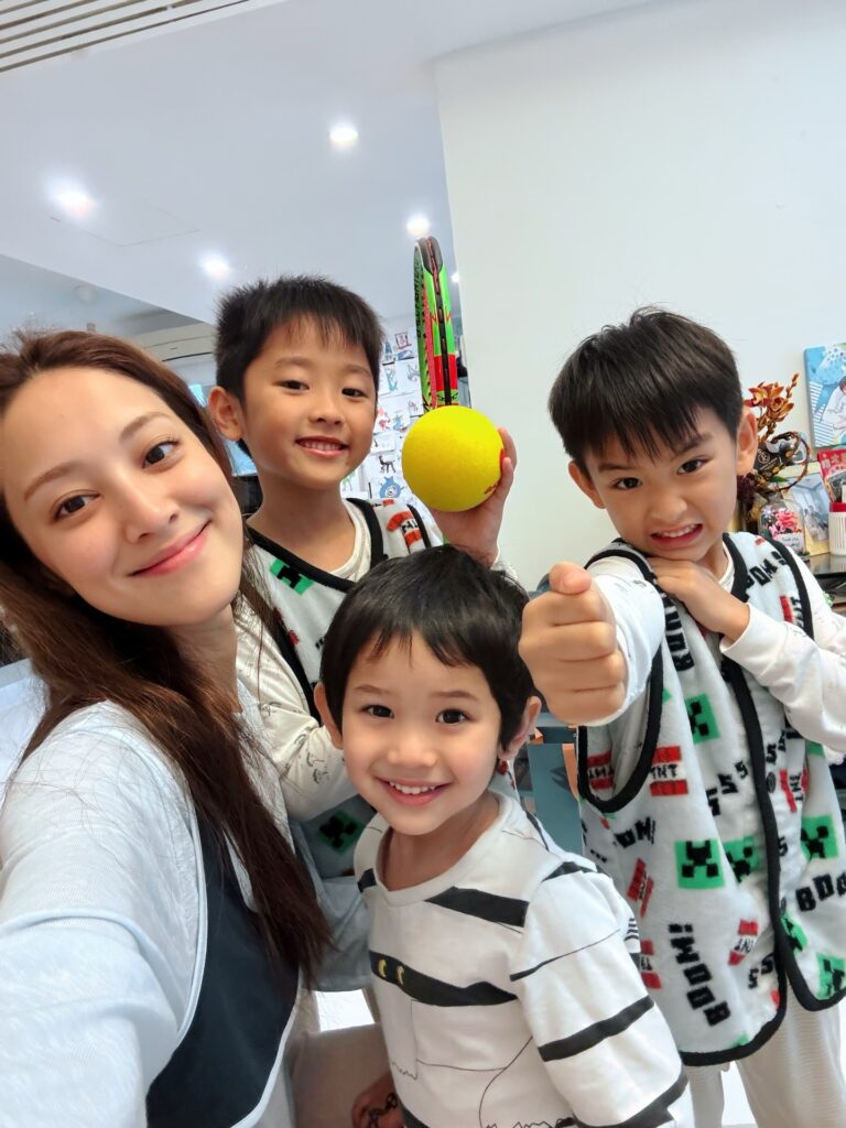 Grace Chan blames herself after son splashed with cream in cinema, CelebAsia, GraceChan, theHive.Asia, Grace and kids