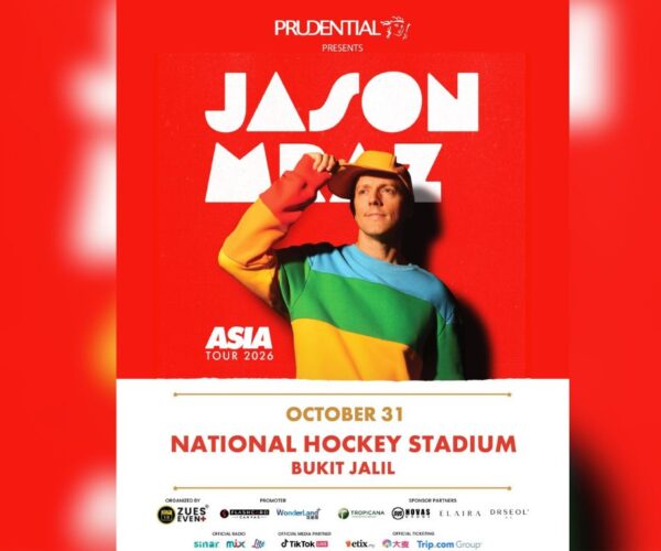 Newly added seats for Jason Mraz Asia Tour 2026 Live in Kuala Lumpur on sale 12 Aug