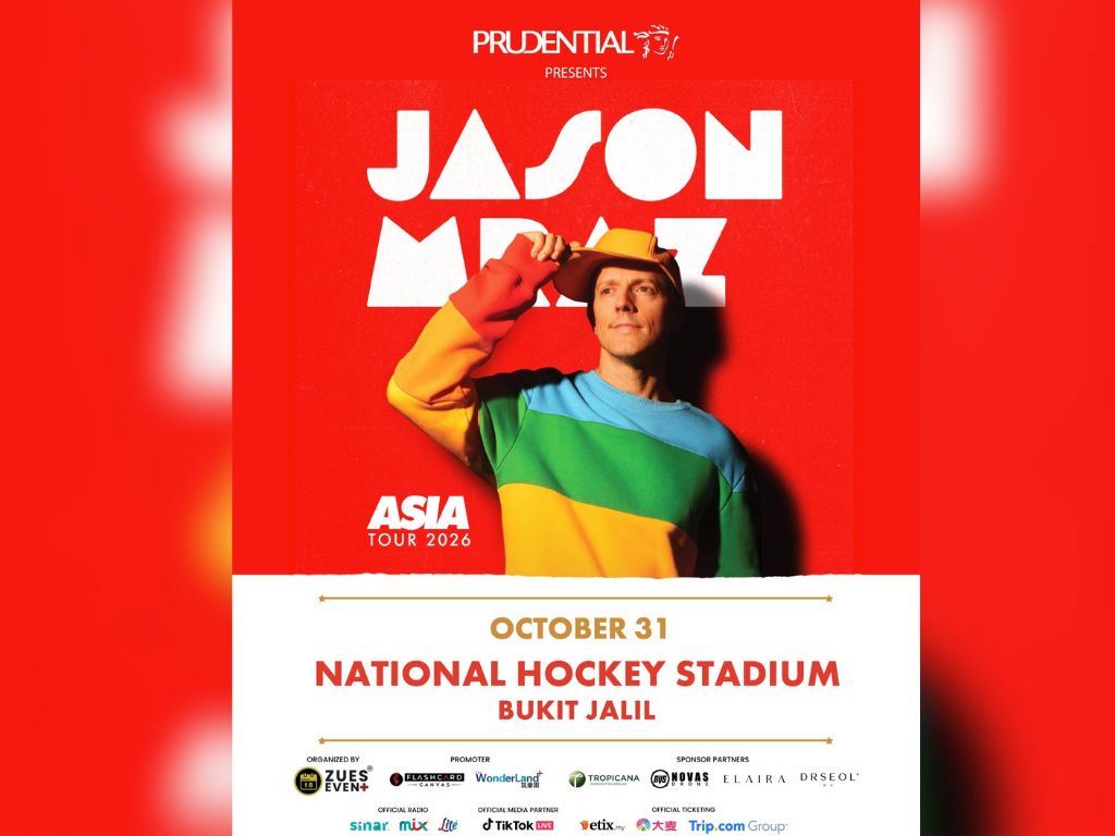 Newly added seats for Jason Mraz Asia Tour 2026 Live in Kuala Lumpur on sale 12 Aug
