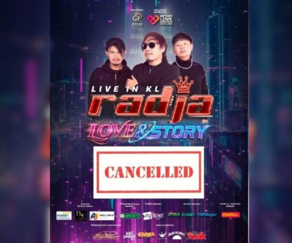 Radja’s 25th anniversary concert in Malaysia is cancelled 