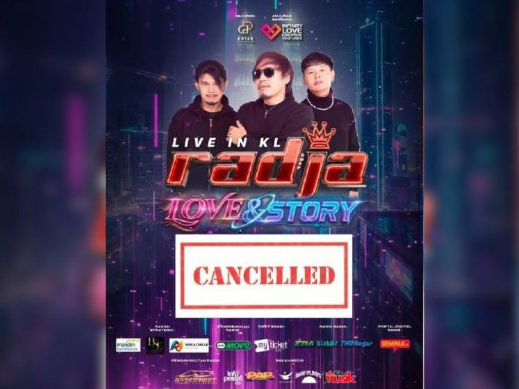 Radja’s 25th anniversary concert in Malaysia is cancelled 