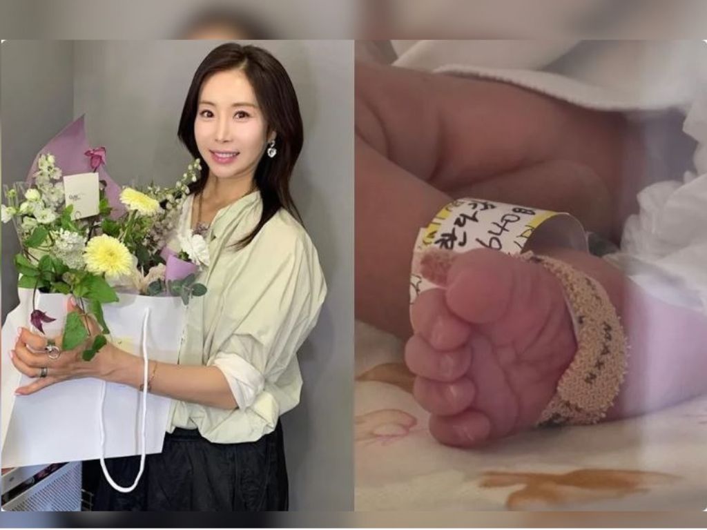 Han Da-gam gives birth to her baby at 46