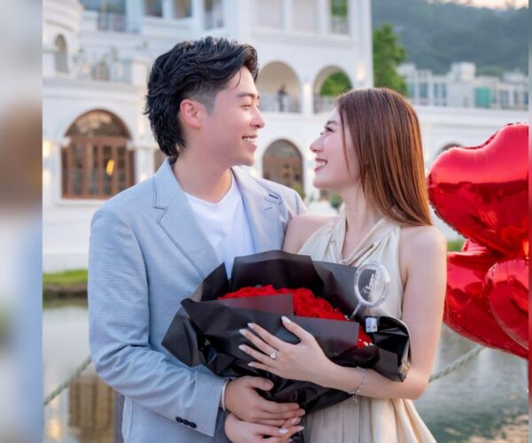 Fred Cheung pops the question to beauty queen Wong Fei