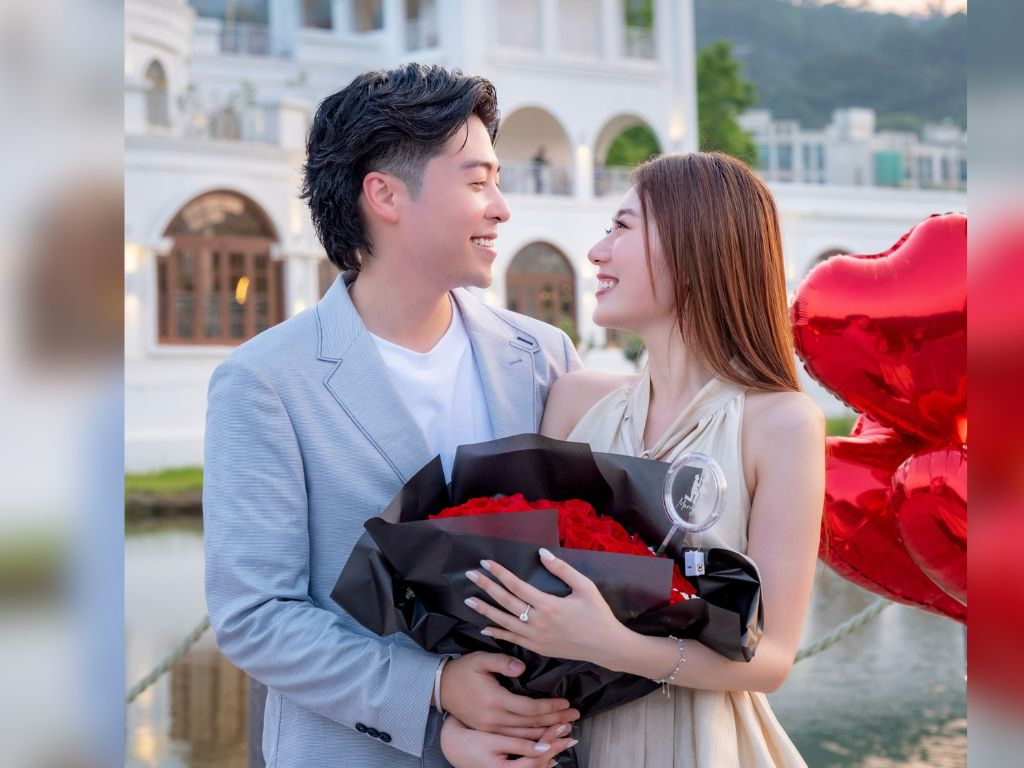 Fred Cheung pops the question to beauty queen Wong Fei