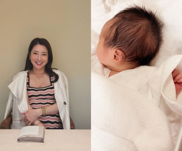 Erika Mori announces birth of first child