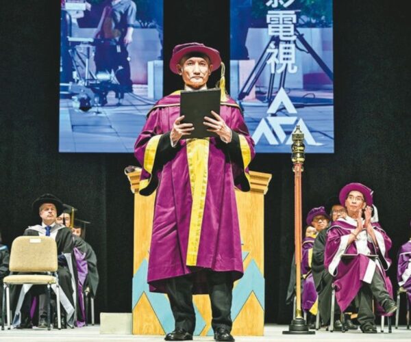 Tsui Hark conferred honorary doctorate by the Hong Kong Academy for Performing Arts
