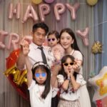 Moka Fang shares rare family photo of five for Aaron Kwok’s 61st birthday