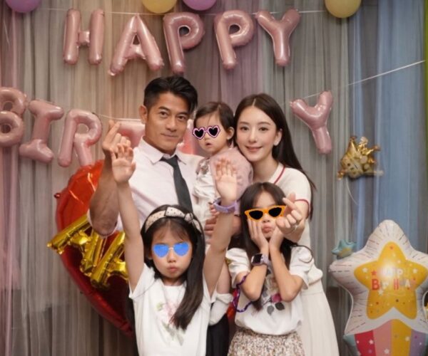 Moka Fang shares rare family photo of five for Aaron Kwok’s 61st birthday